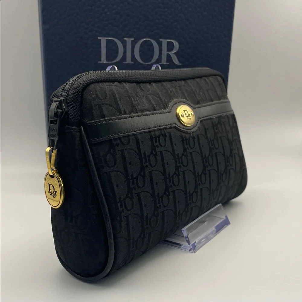 🎁 Dior Black Monogram Clutch Full Inclusion - Picture 2 of 11